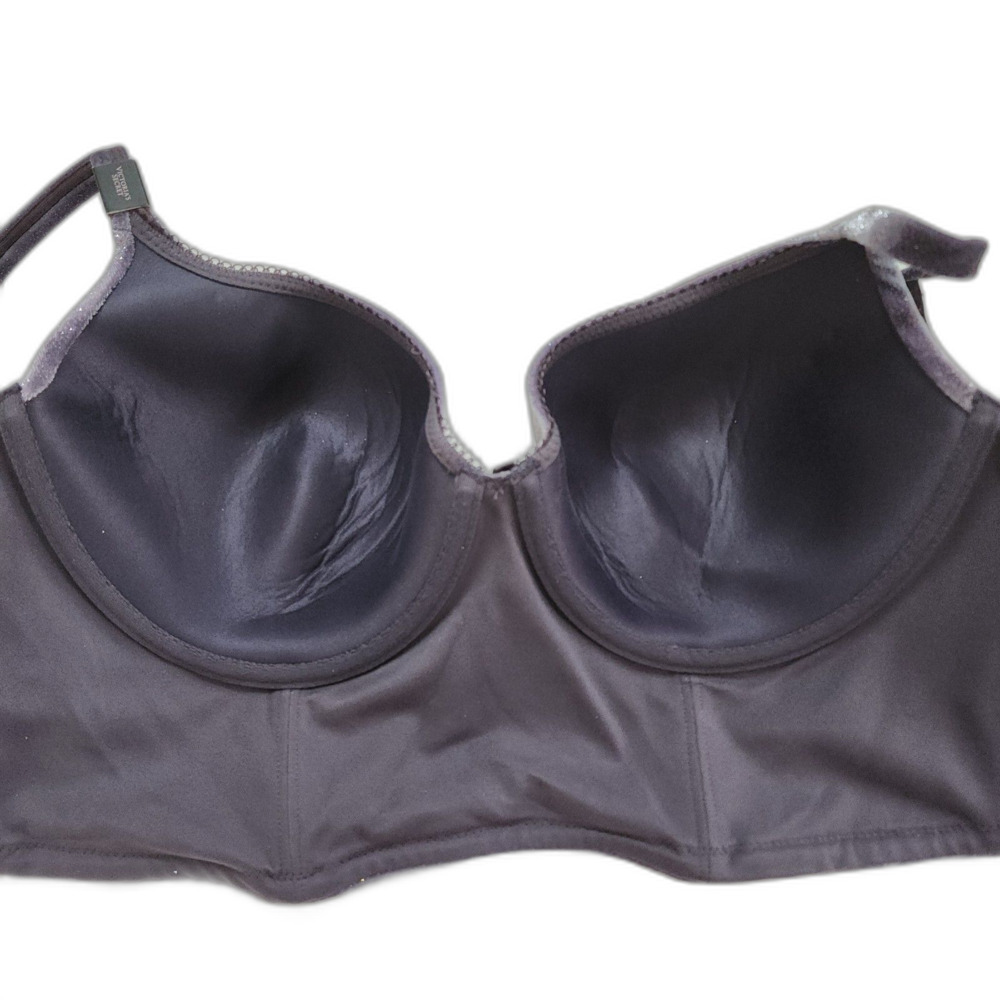 Victoria's Secret Body by Victoria Grey Sparkle Velvet Longline Demi Bra NWT - Picture 4 of 7